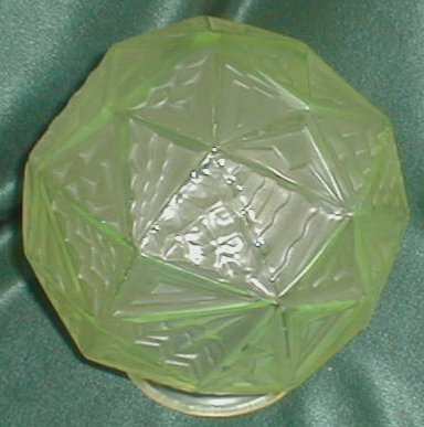 vaseline glass globe